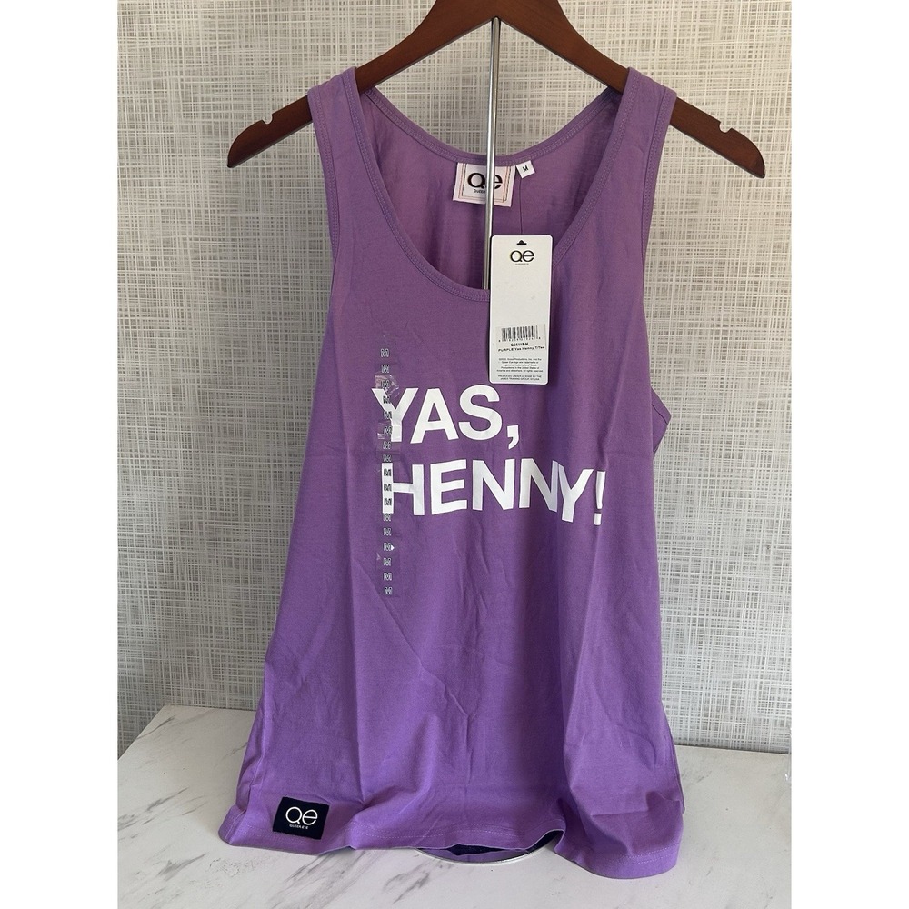 Queer‎ Eye Tank Top Netflix Purple Yas Henny Tank Medium New! LGBTQIA+ BxOO